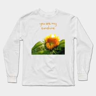 sunflower burst (you are my sunshine) Long Sleeve T-Shirt